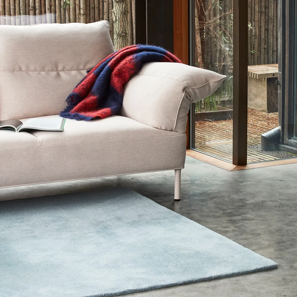 Alfombra Raw No2, Light grey, 200x300 cm HAY