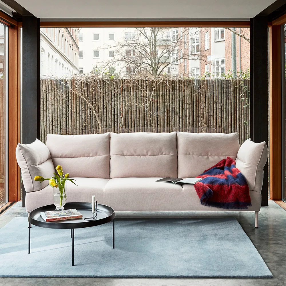 Alfombra Raw No2, Light grey, 200x300 cm HAY