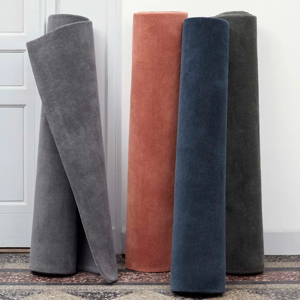 Alfombra Raw No2, Light grey, 200x300 cm HAY