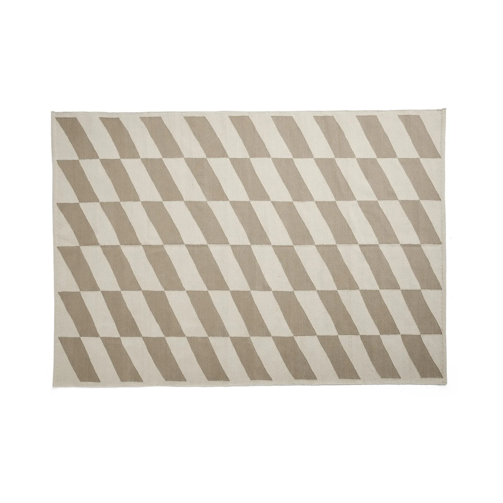 Alfombra Shift Kelim 140x200 cm, Beige HAY