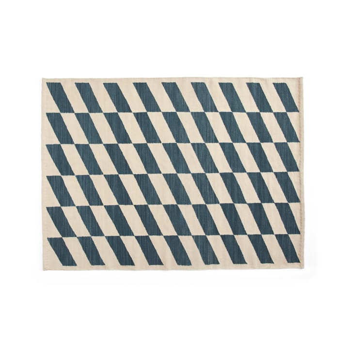 Alfombra Shift Kelim 140x200 cm - Blue - HAY