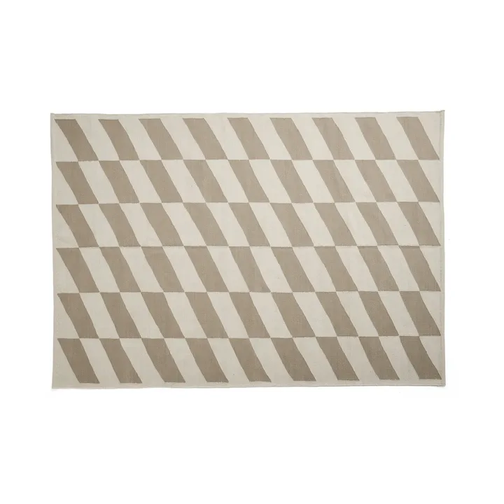 Alfombra Shift Kelim 170x240 cm - Beige - HAY