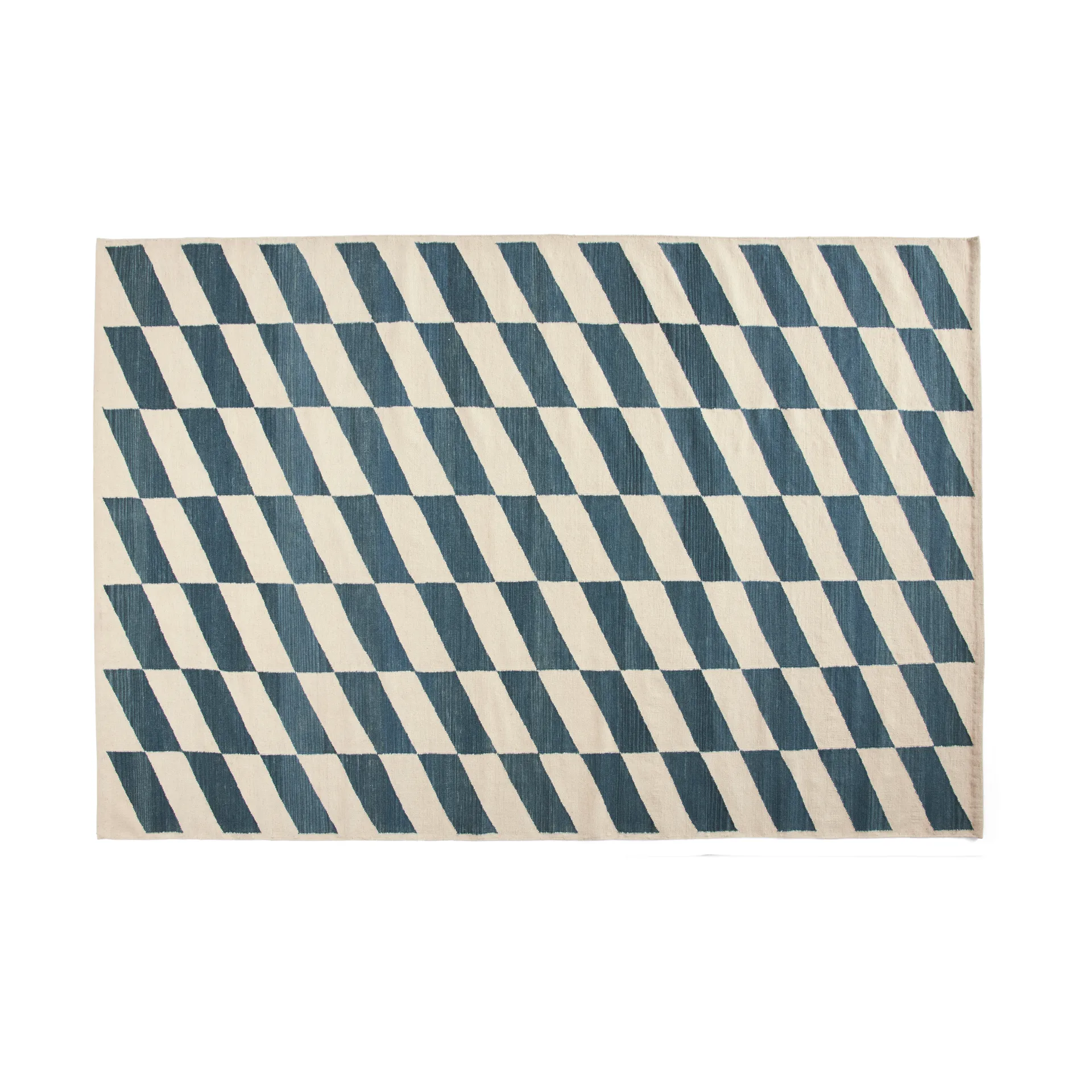 Alfombra Shift Kelim 200x300 cm, Blue HAY