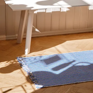 Alfombra Stripes and Stripes 60x200 cm - Bluebell ripple - HAY