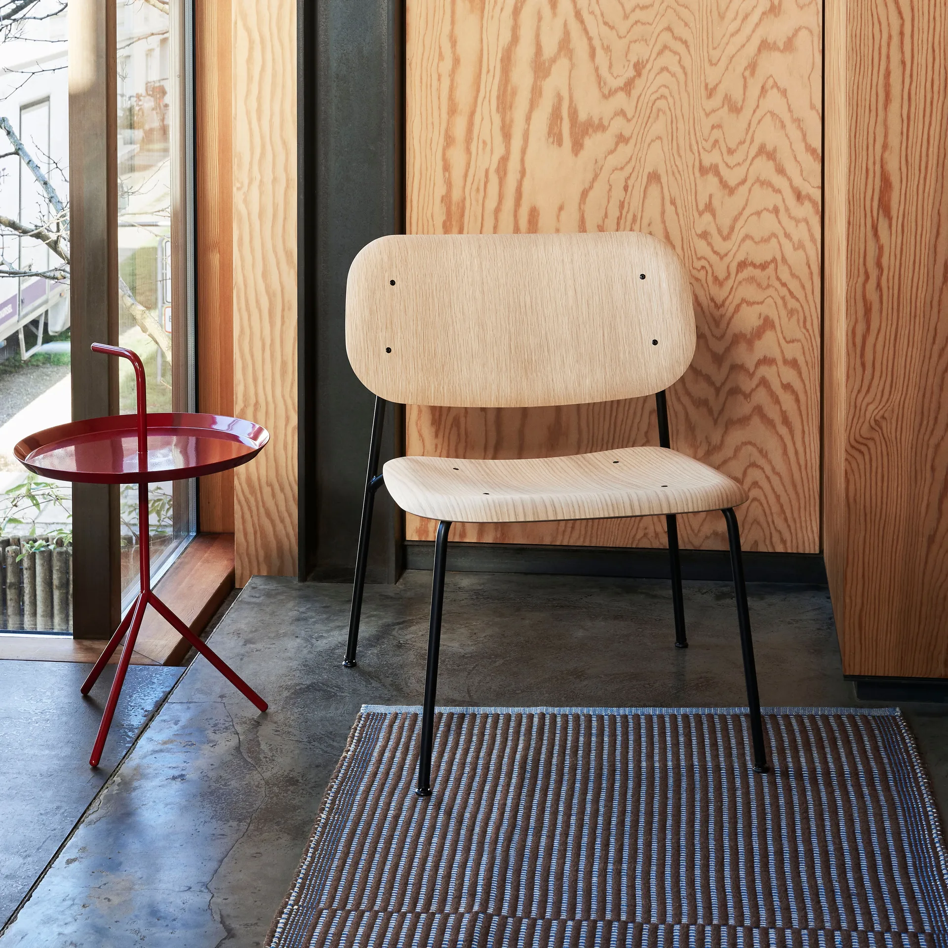 Alfombra Tapis 80 x 200 cm, Chestnut-blue HAY