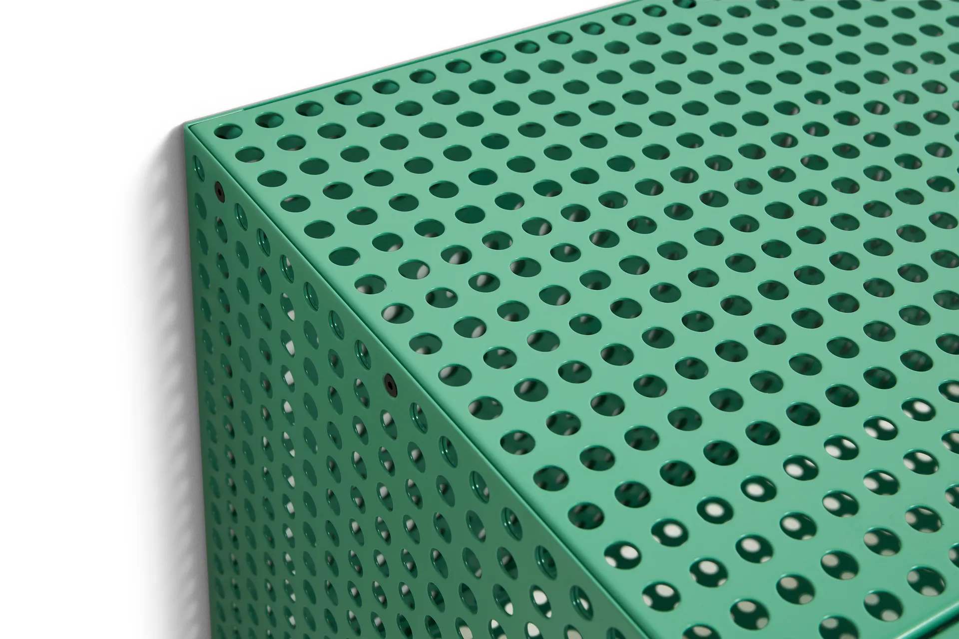 Armario de pared Perforated Cabinet smalll, Soft jade HAY