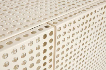 Armario Perforated Cabinet large - Eggshell - HAY