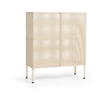 Armario Perforated Cabinet medium - Eggshell - HAY