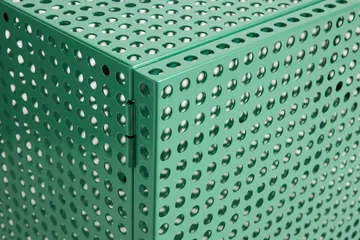 Armario Perforated Cabinet small - Soft jade - HAY