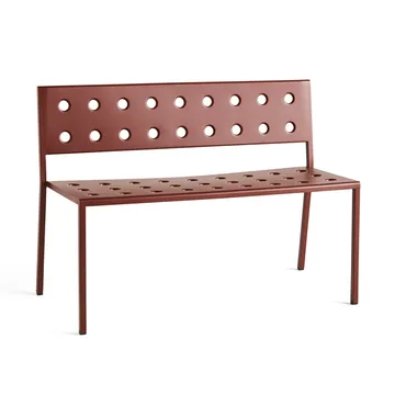 Banco Balcony Dining 114x52 cm - Rojo hierro - HAY