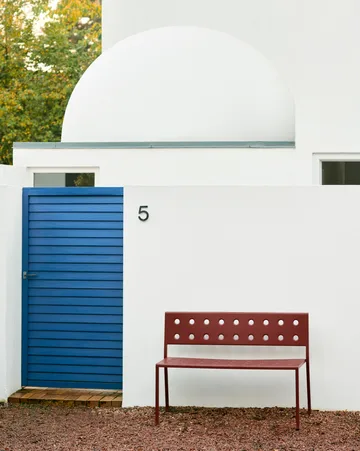 Banco Balcony Dining 114x52 cm - Rojo hierro - HAY