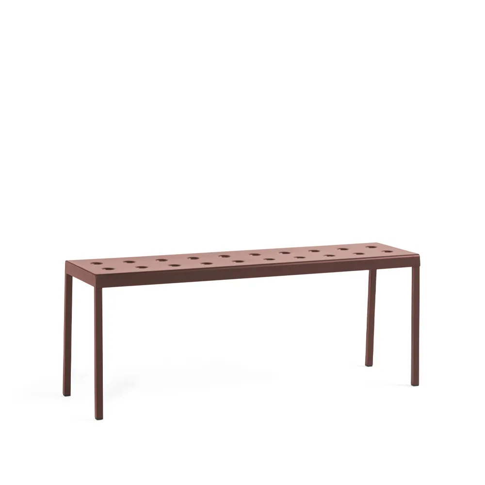 Banco Balcony, iron red, 119,5 cm HAY