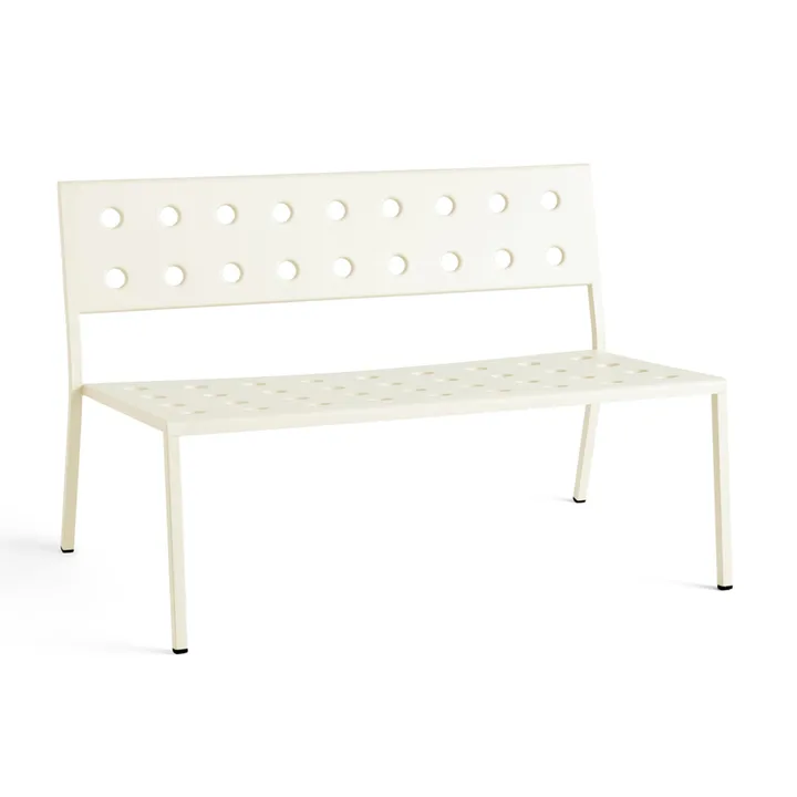 Banco Balcony Lounge 113,5×69 cm - Beige tiza - HAY