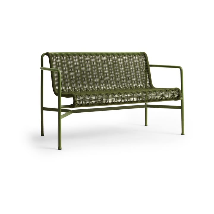 Banco con reposabrazos Palissade Cord Dining   - Olive - HAY
