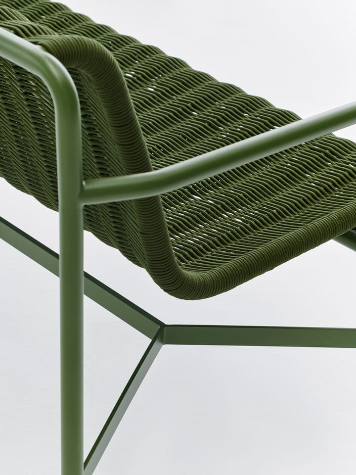 Banco con reposabrazos Palissade Cord Dining  , Olive HAY