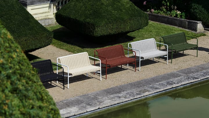 Banco con reposabrazos Palissade Cord Dining  , Sky grey HAY