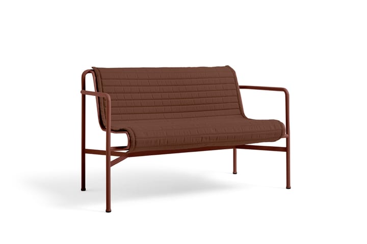 Banco con reposabrazos Palissade Dining  , Iron red HAY
