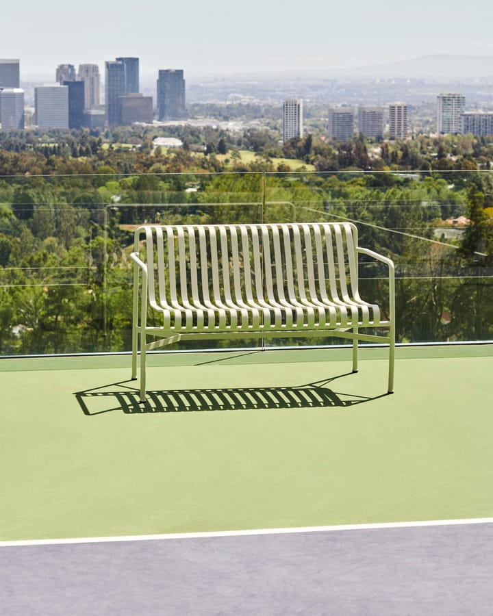 Banco con reposabrazos Palissade Dining  , Sky grey HAY