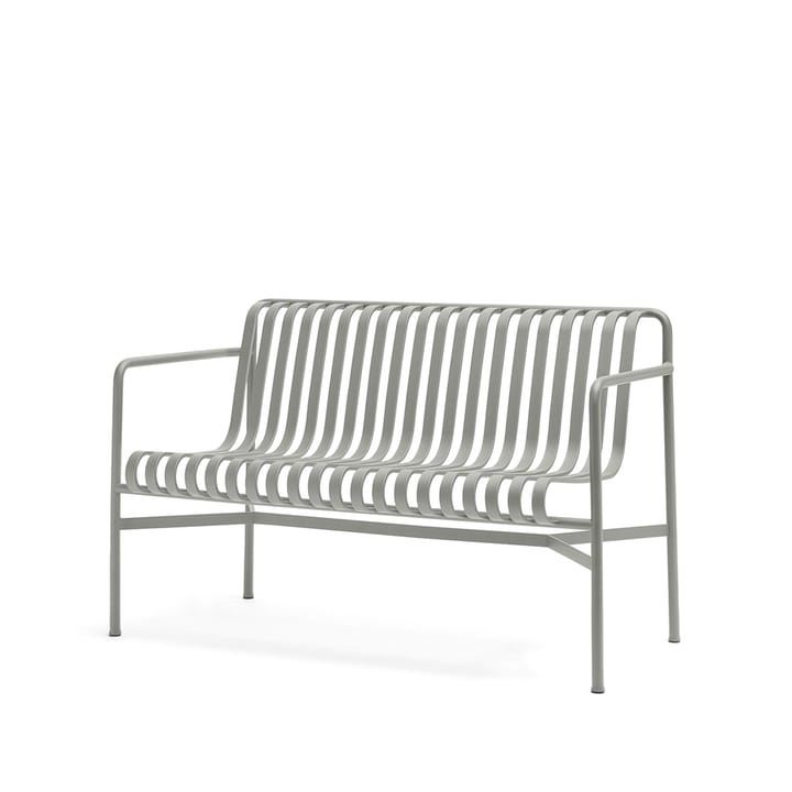 Banco con reposabrazos Palissade Dining   - Sky grey - HAY