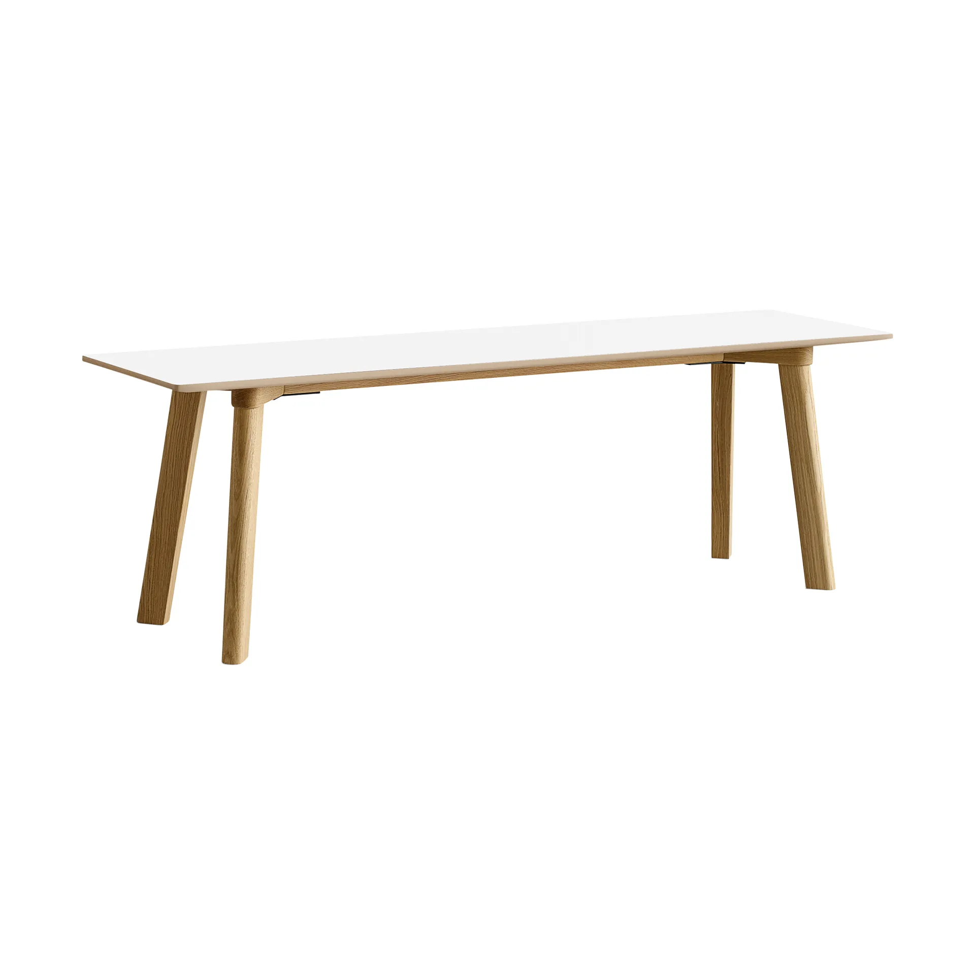 Banco CPH215 Deux 2.0, 140 cm, Pearl white-roble lacado HAY