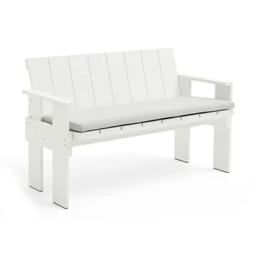 Banco Crate Dining Bench de pino lacado - Blanco - HAY