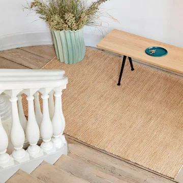 Banco Pyramid - Oak mate lacado-190 cm-estructura de acero negra - HAY