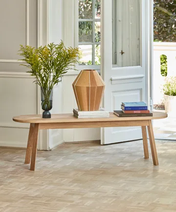 Banco Triangle Leg - roble lacado al agua, 150 cm - HAY