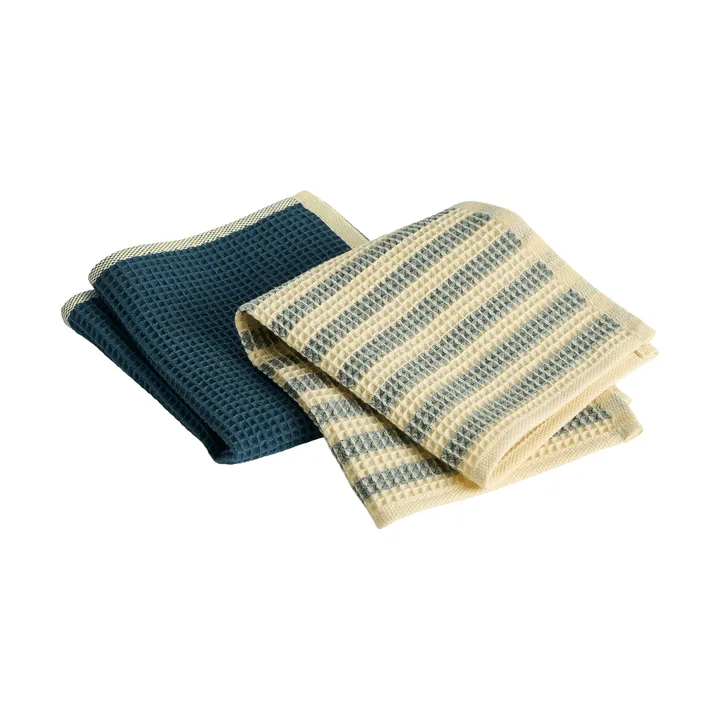 Bayeta Canteen 31 x 31 cm, 2-pack - Yellow-green mix - HAY