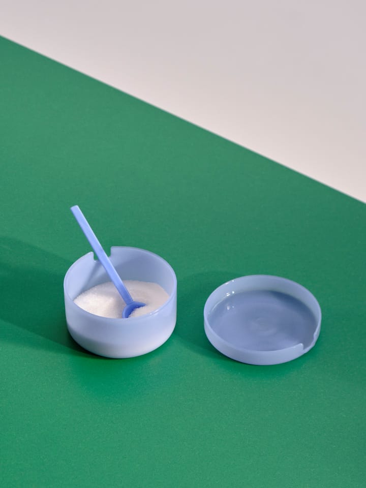 Bol con tapa y cuchara Borosilicate - Jade light blue - HAY