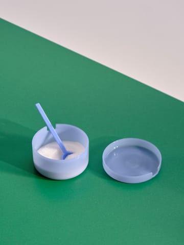 Bol con tapa y cuchara Borosilicate - Jade light blue - HAY