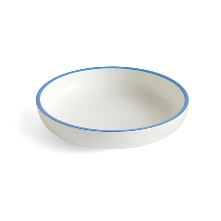 Bol para servir Sobremesa L Ø25 cm - White-blue - HAY