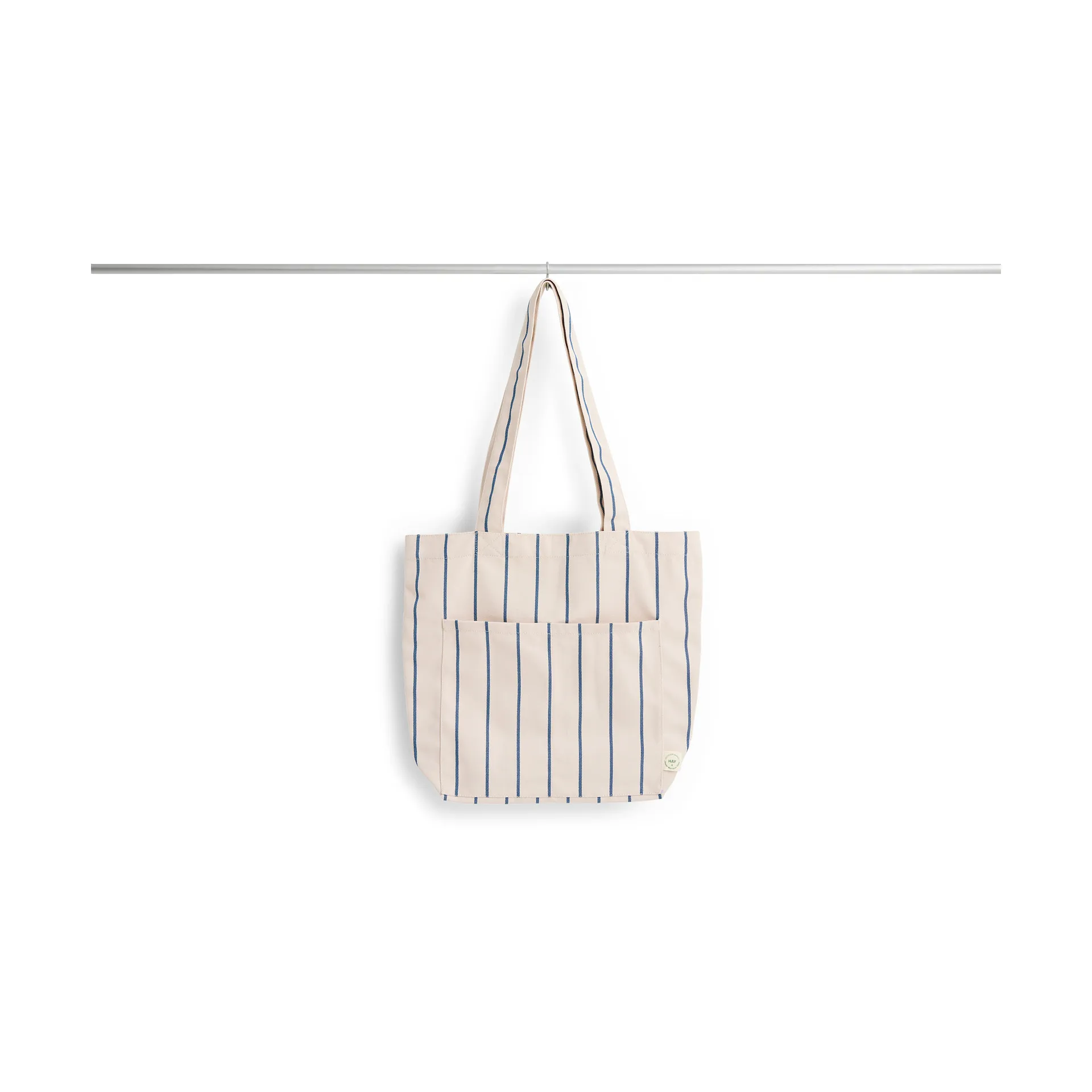 HAY Bolsa de tela Outdoor Market Beige-blue, medium