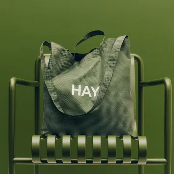 Bolsa Grid Crossover Bag medium - Dark green, medium - HAY