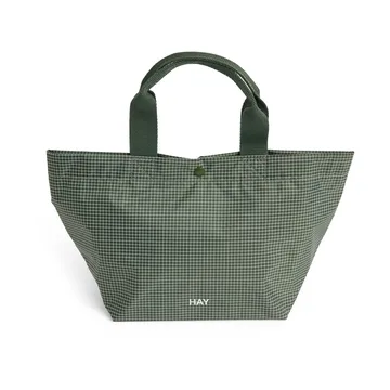Bolsa Grid Everyday Bag - Dark green, mini - HAY