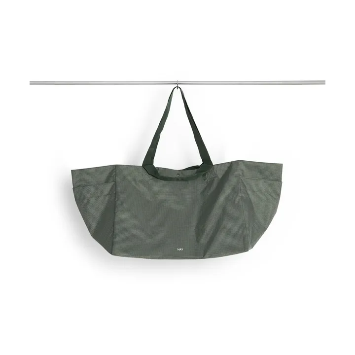 Bolsa Grid Weekend Bag - Dark green, large - HAY