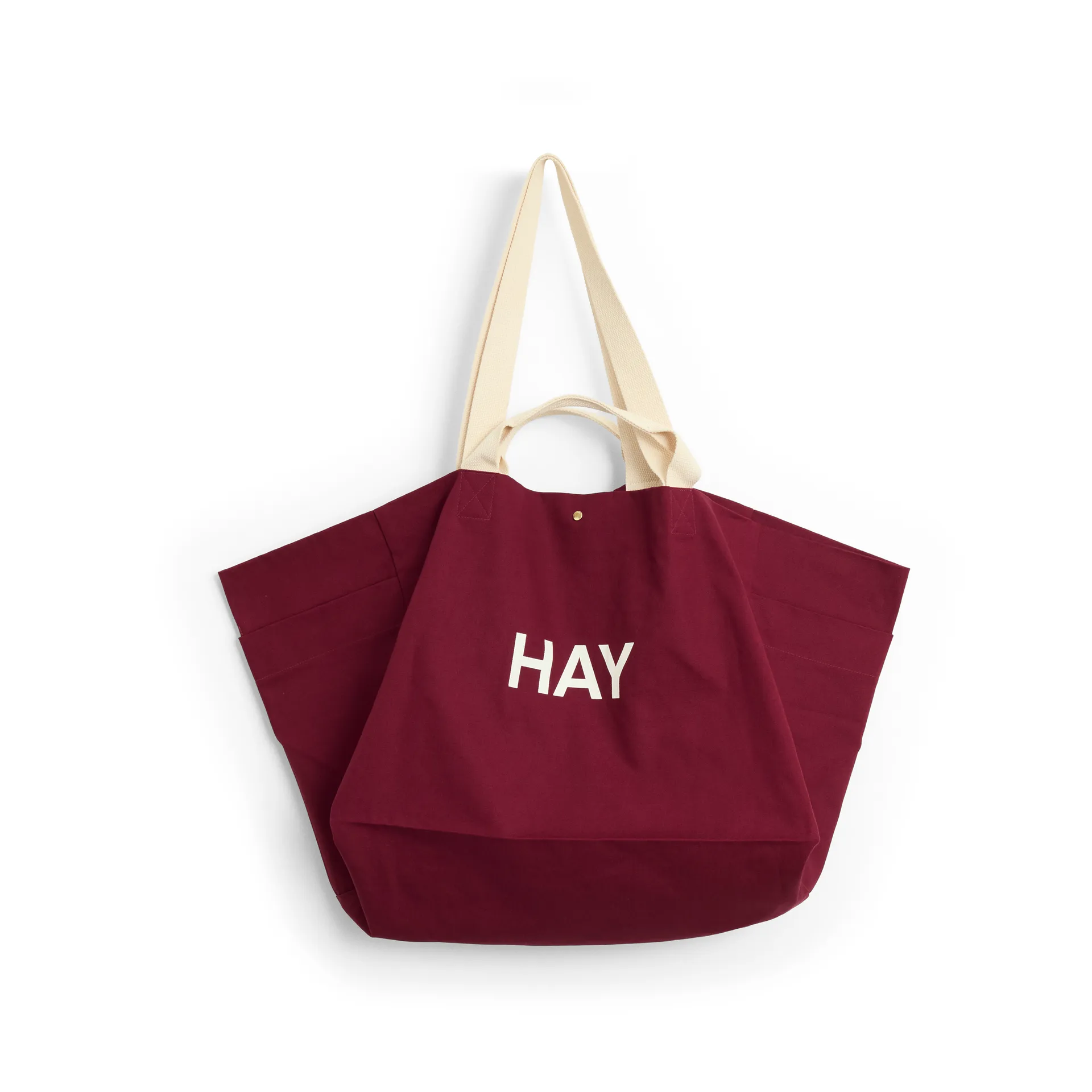Bolsa Weekend Bag Organic L, Burgundy HAY