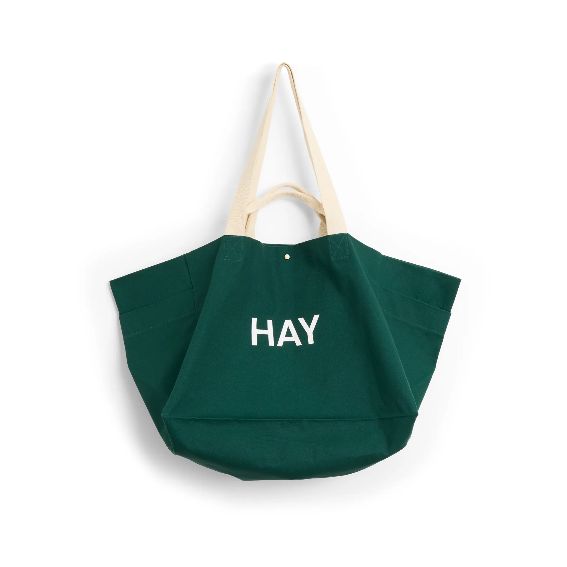 Bolsa Weekend Bag Organic L, Dark green HAY