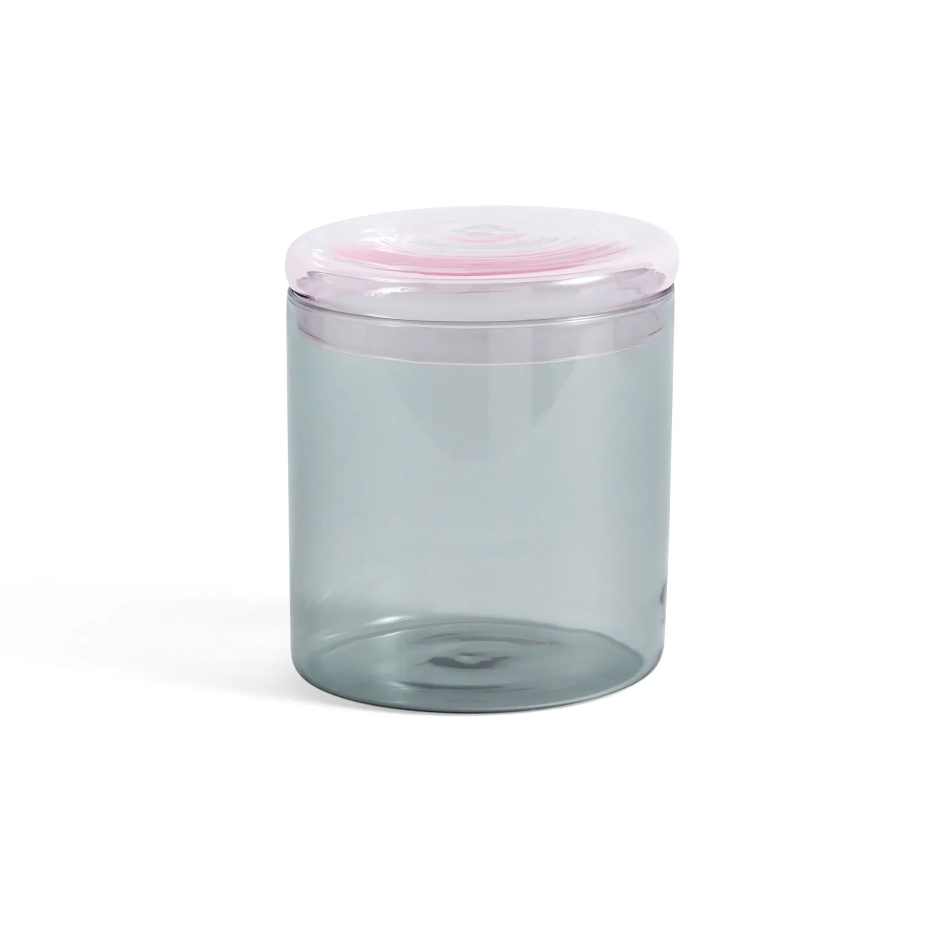 Bote de cristal Borosilicate L 1 L, gris HAY