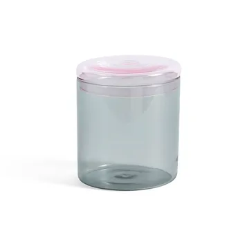 Bote de cristal Borosilicate L 1 L - gris - HAY
