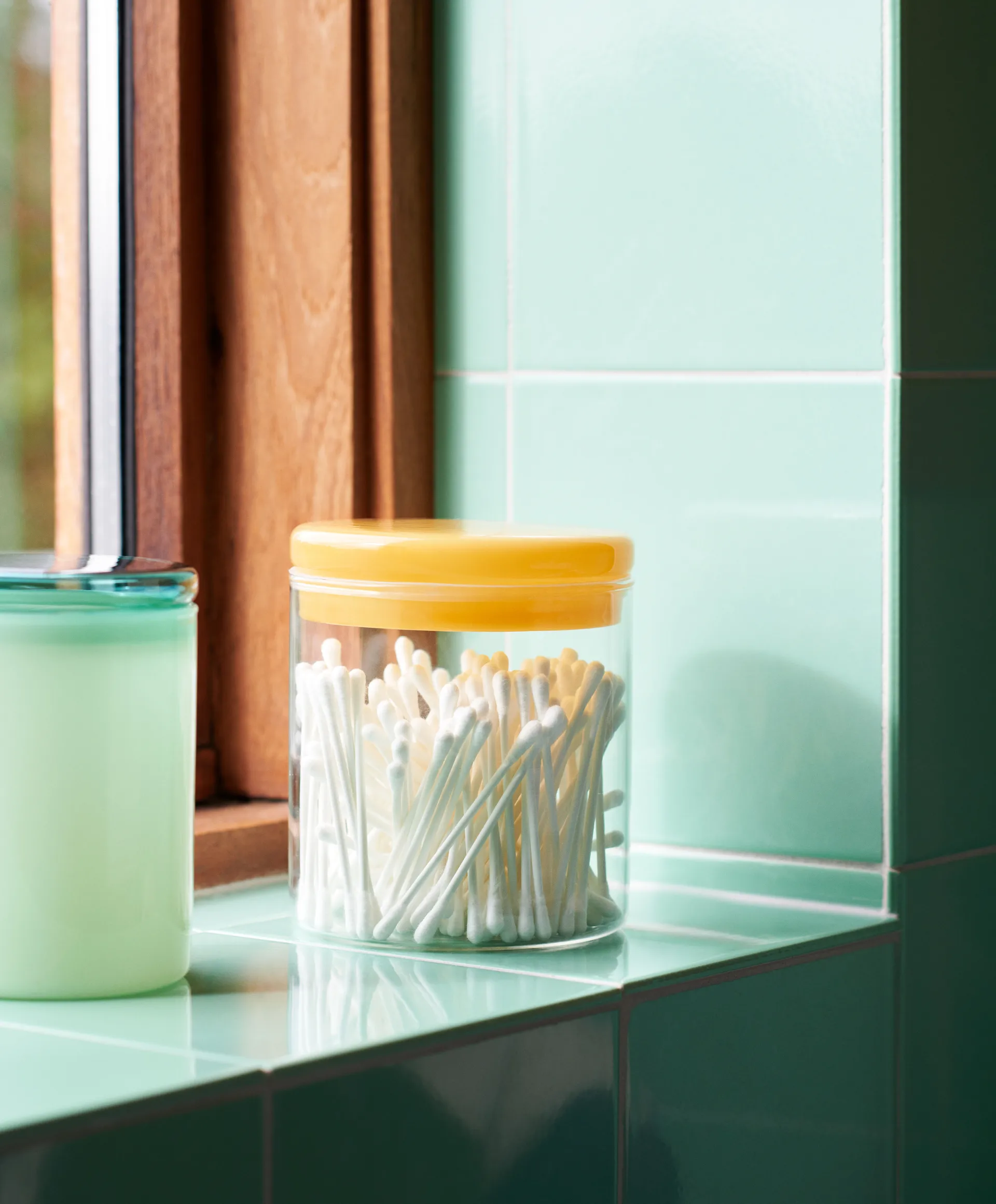 Bote de cristal Borosilicate M 60 cl, transparente HAY