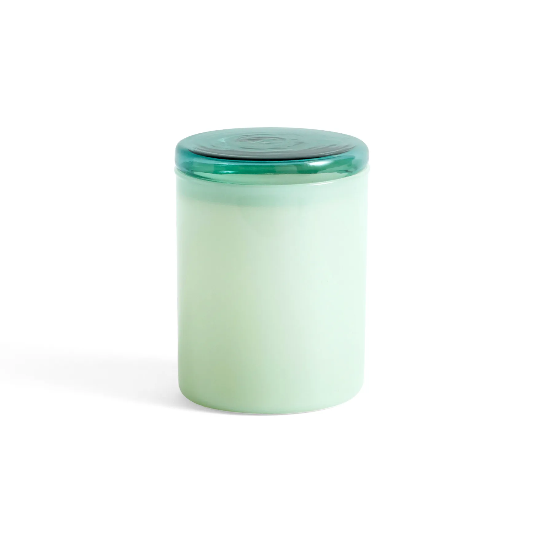Bote de cristal Borosilicate S 35 cl, Jade green HAY