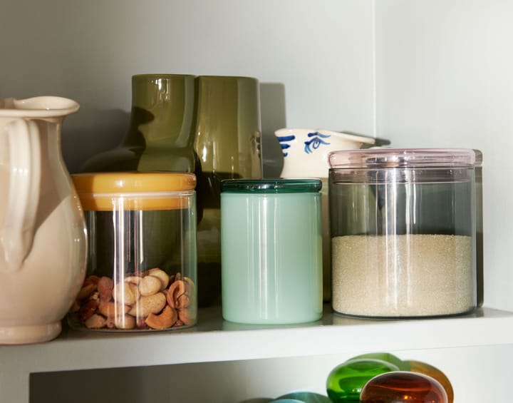Bote de cristal Borosilicate S 35 cl, Jade green HAY