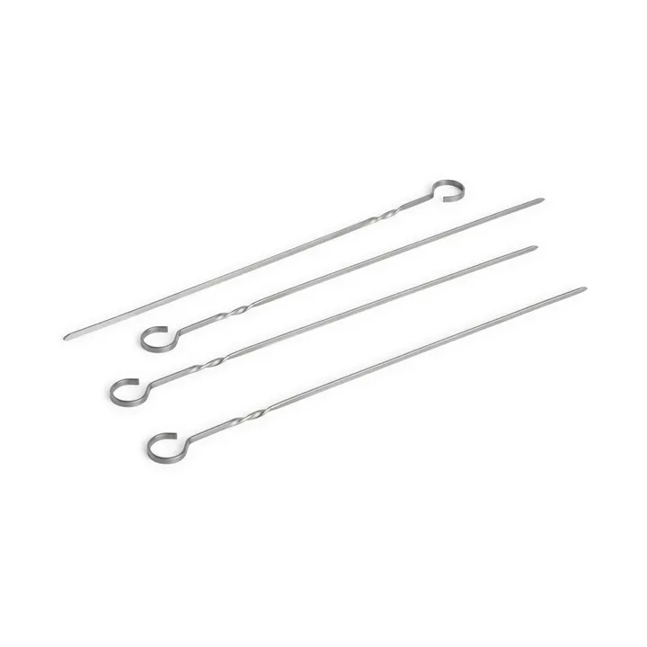 Brochetas para barbacoa Outdoor Market - Acero inoxidable, 4-pack - HAY