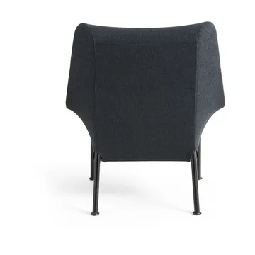 Butaca Lounge O2 Lounge Chair - Soft black-acero lacado negro - HAY