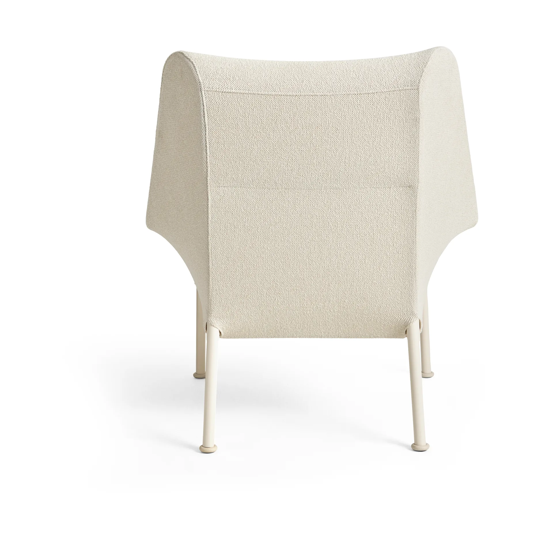 Butaca Lounge O2 Lounge Chair, Soft cream-acero lacado eggshell HAY