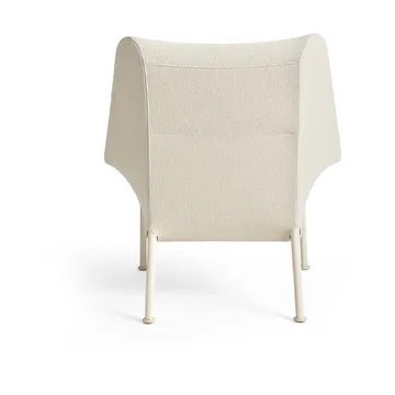 Butaca Lounge O2 Lounge Chair - Soft cream-acero lacado eggshell - HAY