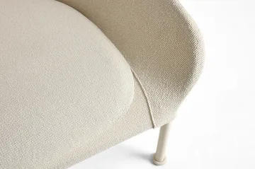 Butaca Lounge O2 Lounge Chair - Soft cream-acero lacado eggshell - HAY