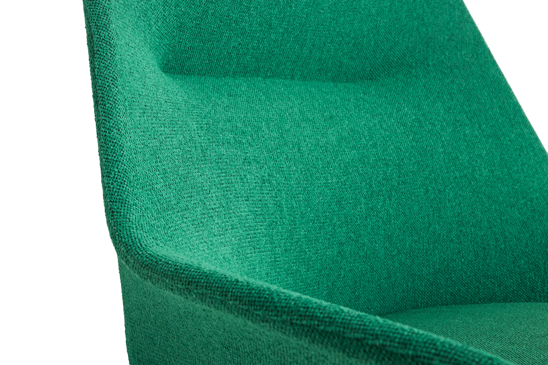 Butaca Lounge O2 Lounge Chair, Soft green-acero lacado negro HAY