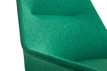 Butaca Lounge O2 Lounge Chair - Soft green-acero lacado negro - HAY