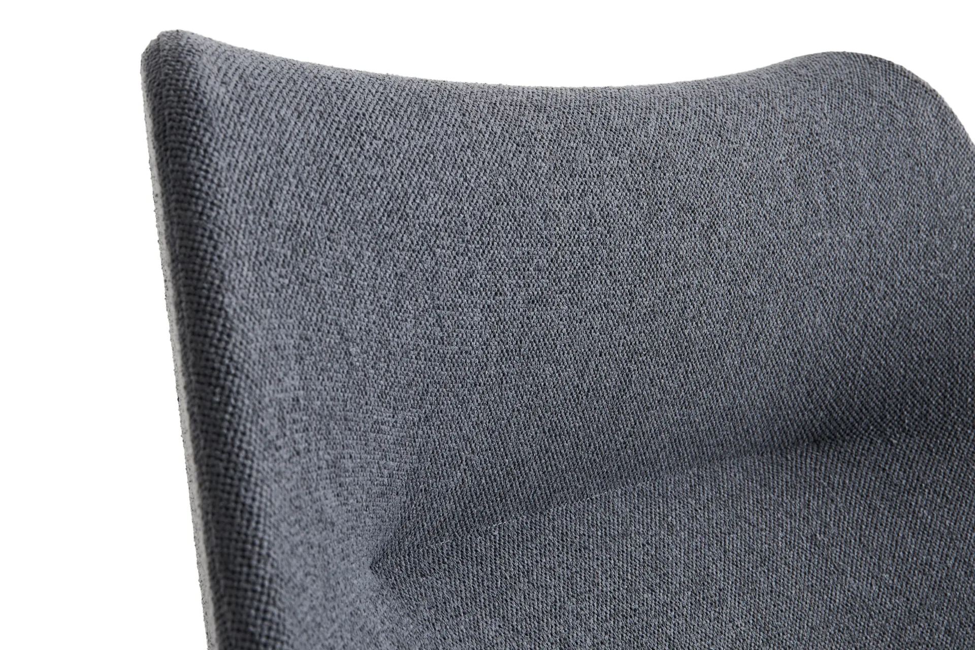 Butaca Lounge O2 Lounge Chair, Soft grey-acero lacado negro HAY
